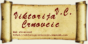 Viktorija Crnovčić vizit kartica